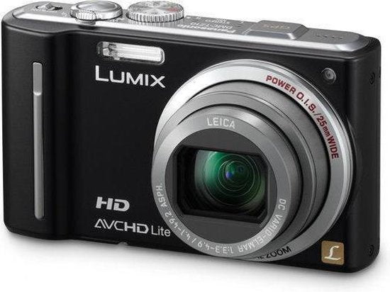 Panasonic-Lumix DMC-TZ10 Digitale Compact Camera - Zwart (In doos) Tweedehands