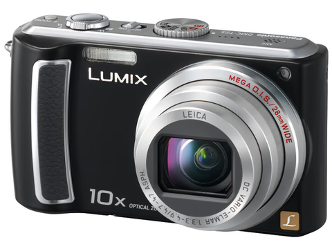 Panasonic-Lumix DMC-TZ5 Digitale Compact Camera - Zwart (LEES BESCHRIJVING) Tweedehands
