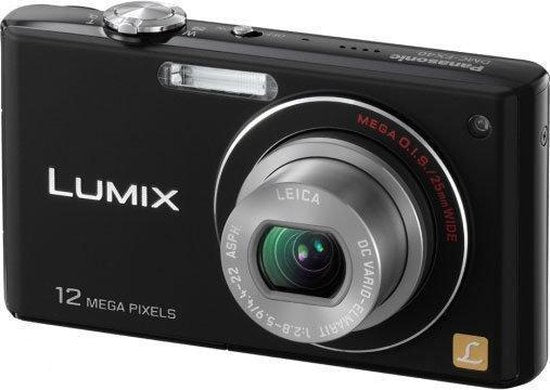 Panasonic-Lumix FX40 Digitale Compact Camera - Zwart (Nieuw)