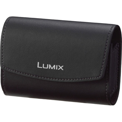 Panasonic-Lumix Leren Camera Case - 10.5 x 7 cm - Zwart Tweedehands