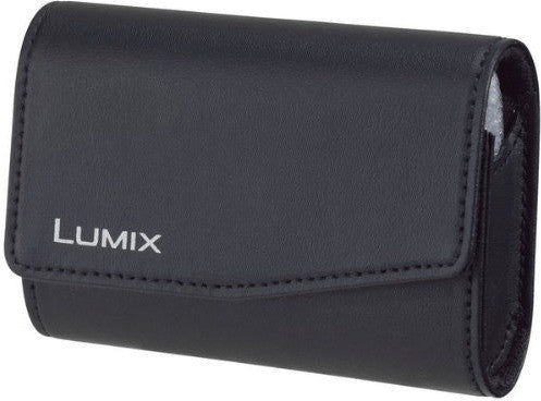 Panasonic-Lumix Leren Camera Case - 10.5 x 7 cm - Zwart Tweedehands