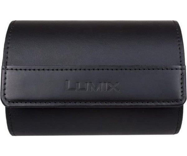 Panasonic-Lumix Leren Camera Case 11x8 cm - Zwart (Nieuw)