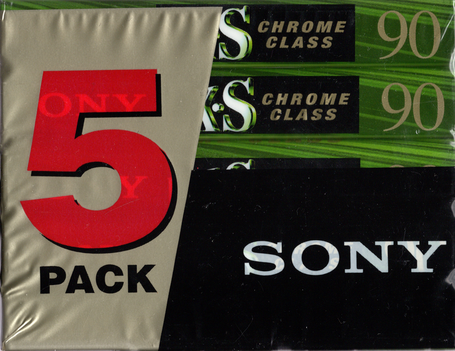 Panasonic-Sony UX-S Tape Cassette Bandjes - 90 minuten - 5 Pack (Nieuw)