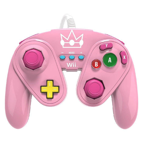 PDP-Fight Pad Bedraad voor Wii U - Peach Tweedehands