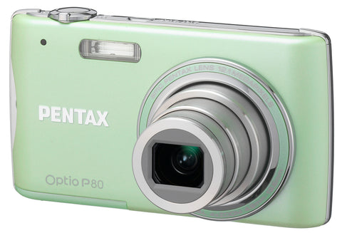 Pentax-Optio P80 Digitale Compact Camera - Munt Groen (In doos) Tweedehands