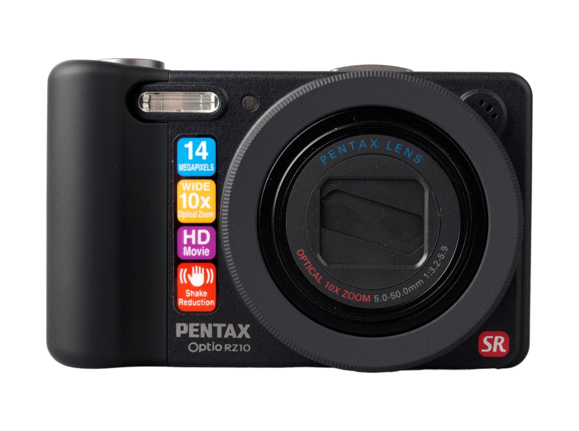 Pentax Optio RZ10 Digitale Compact Camera - Zwart | Reway