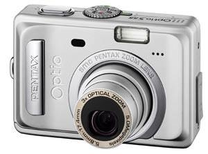 Pentax-Optio S45 Digitale Compact Camera - Zilver Tweedehands
