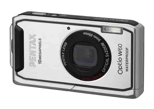 Pentax-Optio W60 Digitale Compact Camera - Zilver Tweedehands