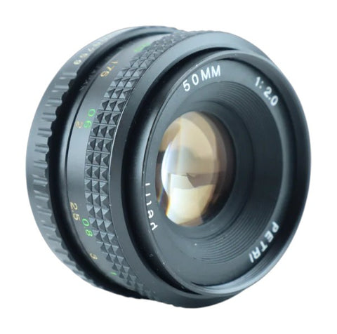 Petri-50mm F/2.0 Standard Prime Lens (M42 of Bayonet) (Nieuw)
