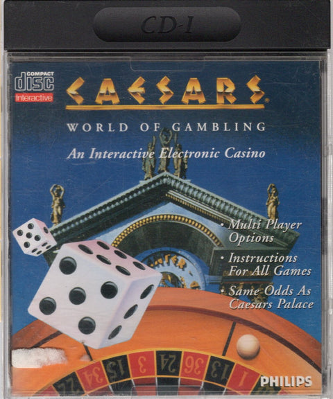 Philips CD-i / CDi-Caesars World of Gambling Tweedehands