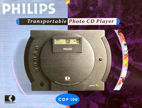 Philips-CDF-100 – Draagbare CD-speler (In doos) Tweedehands
