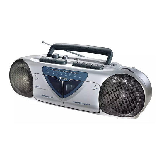 Philips-Stereo Radio Cassette Recorder AW7150 (Nieuw)