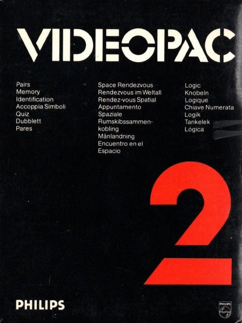 Philips Videopac-2 Pairs/Space Redezvous/Logic (In doos) Tweedehands
