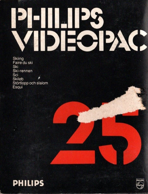 Philips Videopac-25 Skiing (In doos) Tweedehands