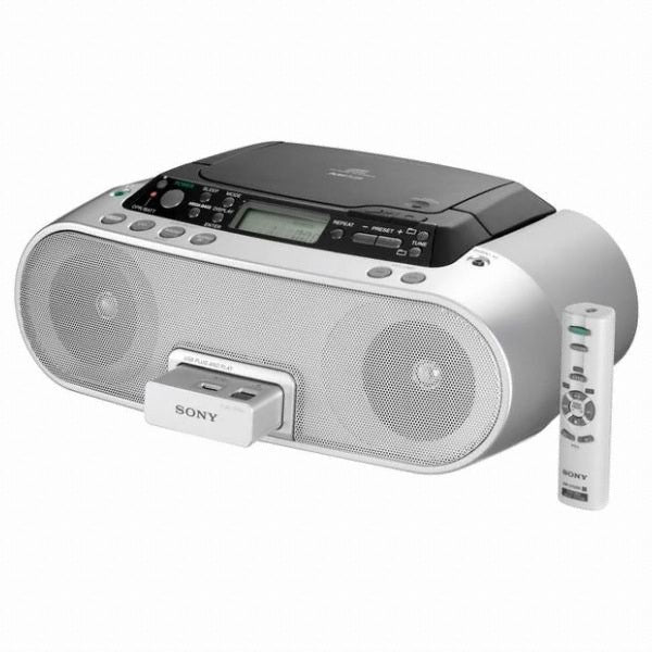 Philips-ZS‑PS20CP Draagbaar CD‑Radio Systeem met USB en MP3 - Zilver (Incl. Remote) Tweedehands
