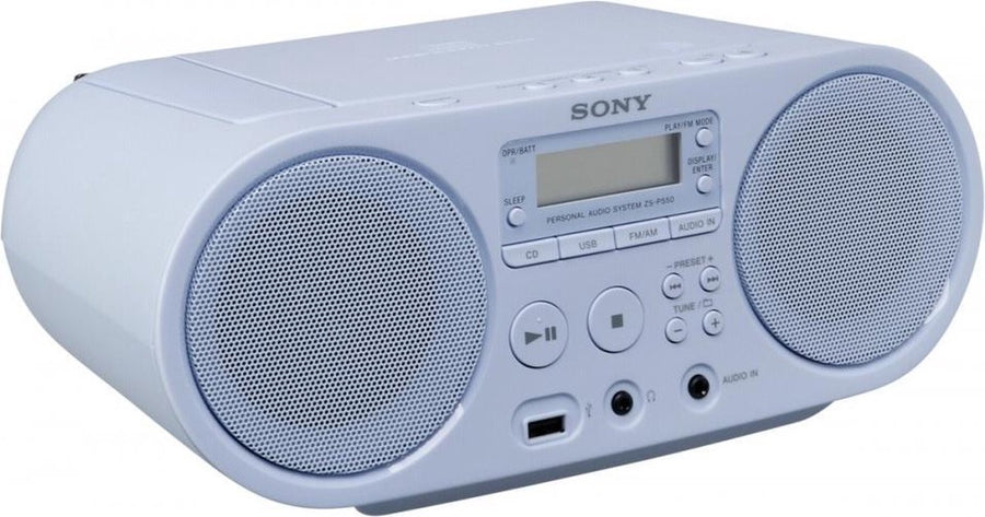 Philips-ZS-PS50 Draagbare Radio/CD-Speler met USB - Wit Tweedehands