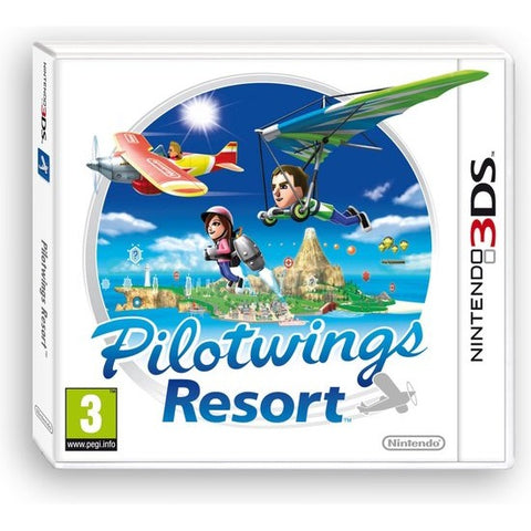 Nintendo 3DS Pilotwings Resort, doos voorkant, tweedehands