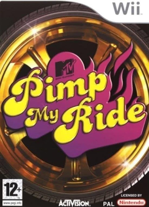 Nintendo Wii MTV Pimp My Ride van Activision, doos voorkant met Franse tekst Version originale sous-titrée, tweedehands