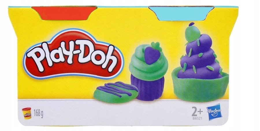 Play-Doh-Klei - 2 Potjes - Assorti kleuren (Nieuw)