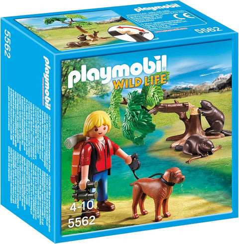 Playmobil-Bevers met Natuuronderzoeker – 5562 (Nieuw)