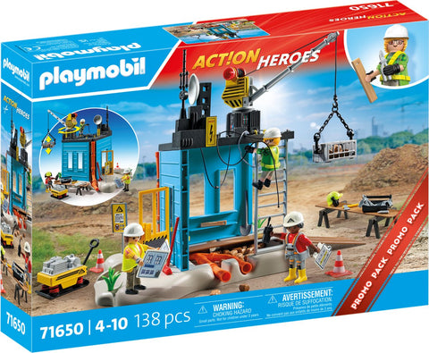 Playmobil-Bouwplaats - 71650 (Nieuw)