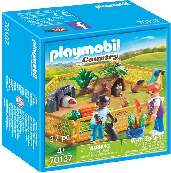 Playmobil Country Kinderen met Kleine Dieren - 70137 (Nieuw)