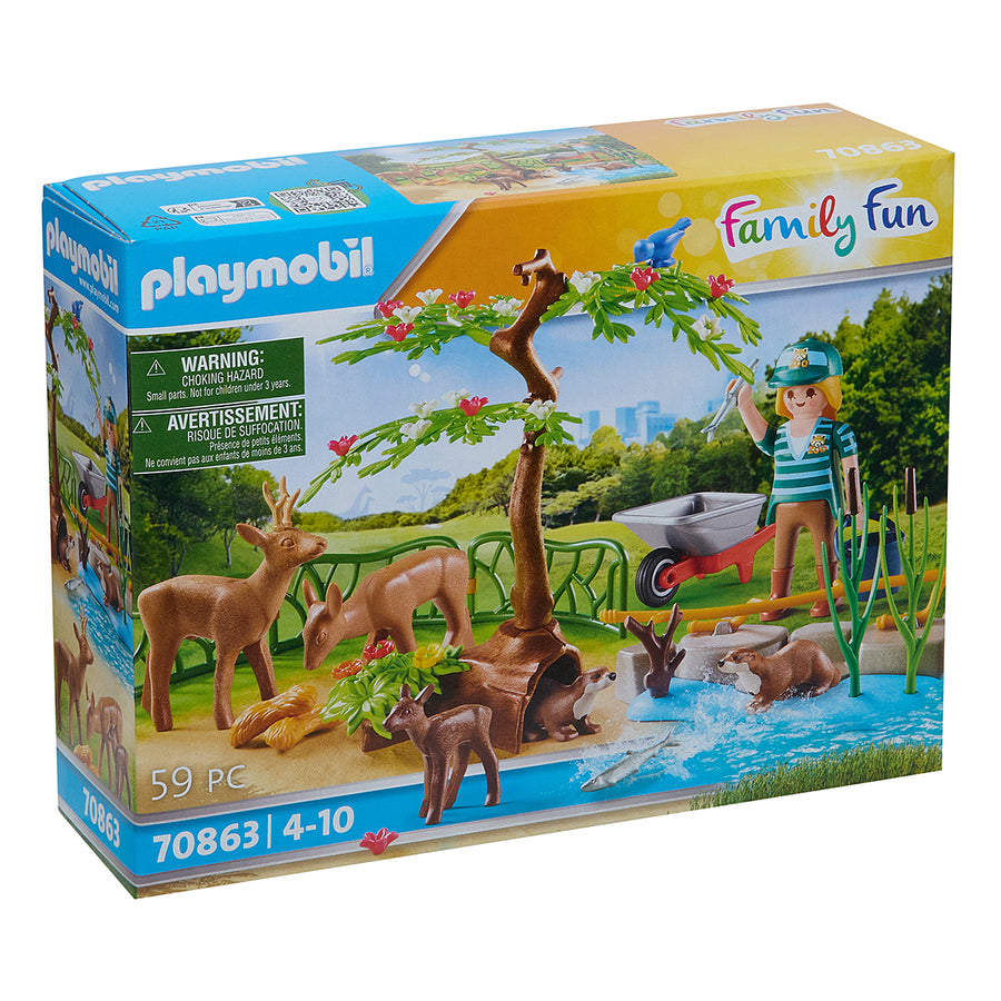 Playmobil-Dierentuinverzorger met Dieren - 70863 (Nieuw)