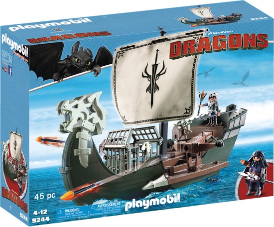 Playmobil-Dragons Drago’s Schip - 9244 (Nieuw)
