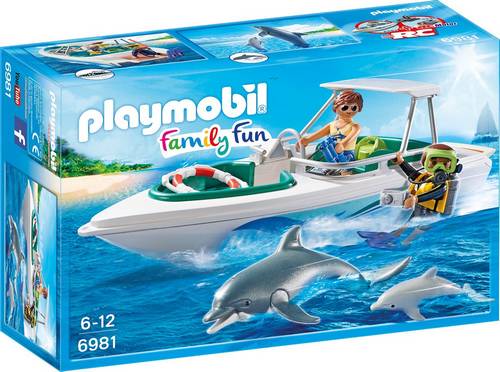 Playmobil-Duiktrip met Speedboot - 6981 (Nieuw)