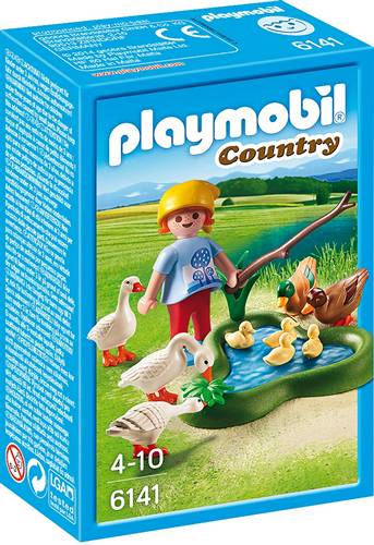 Playmobil-Eenden en Ganzen bij de Vijver - 6141 (Nieuw)