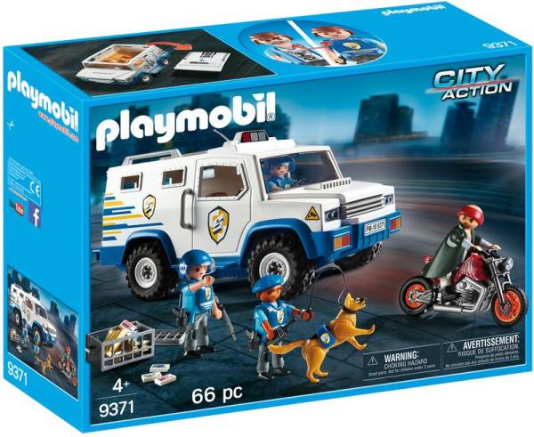 Playmobil-Geldtransport - 9371 (Nieuw)