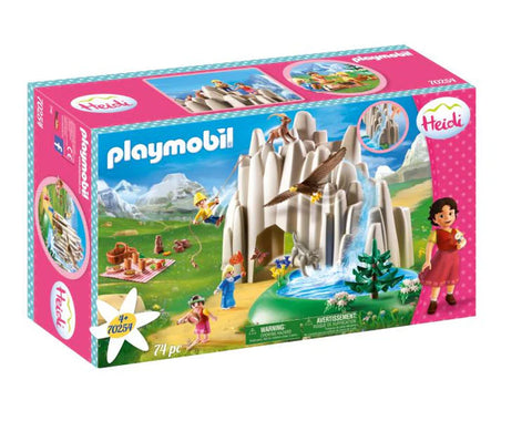 Playmobil-Heidi's Kristalmeer met Heidi, Peter en Clara - 70254 (Nieuw)