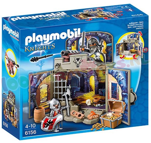 Playmobil-Knights Speelbox Ridder Schatkamer - 6156 (Nieuw)