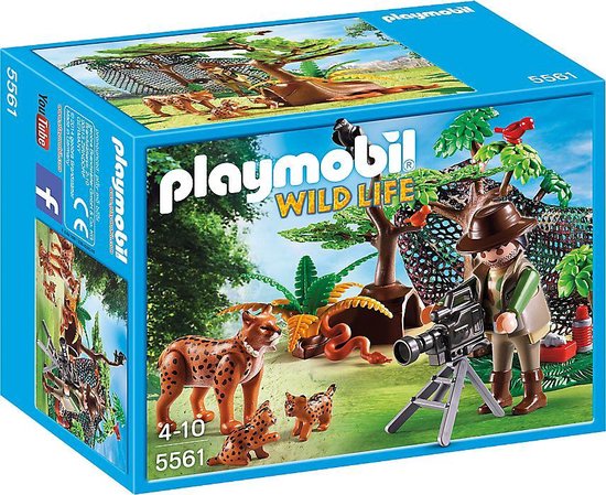 Playmobil-Lynxen met Cameraman - 5561 (Nieuw)
