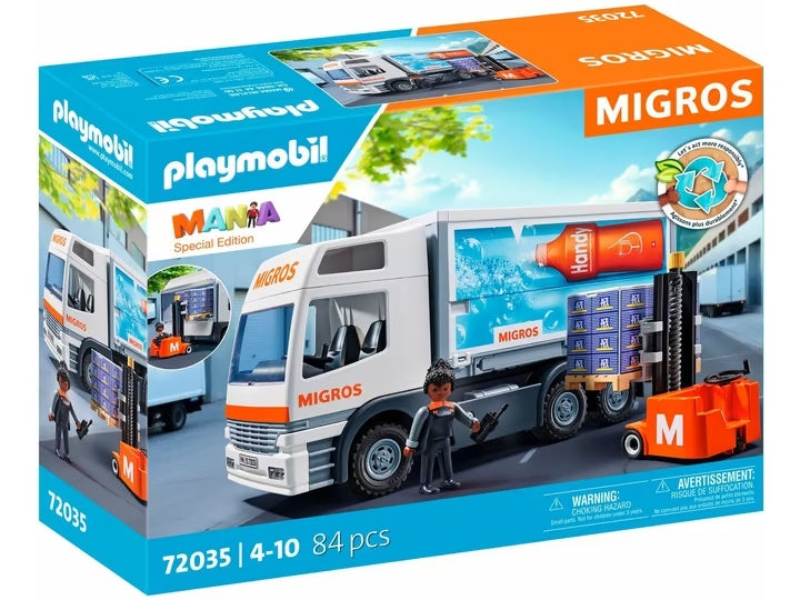 Playmobil-Migros Vrachtwagen / Truck - 72035 (Nieuw)