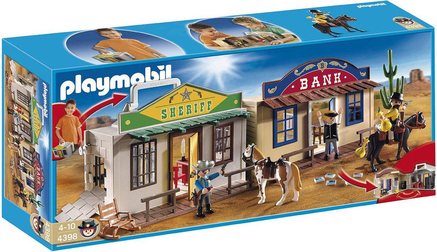 Playmobil-My Take Along Western City – 4398 (Nieuw)