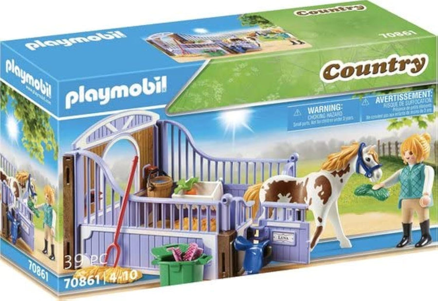 Playmobil-Paardenbox met Pinto en Accessoires - 70861 (Nieuw)