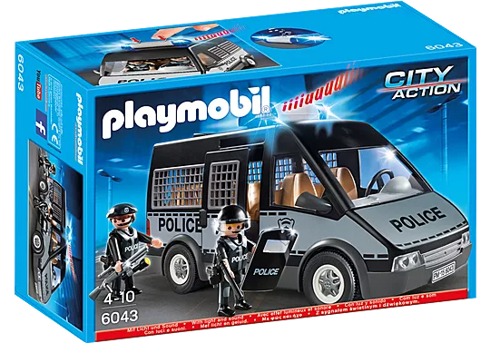 Playmobil-Politiebus met Licht en Geluid - 6043 (Nieuw)