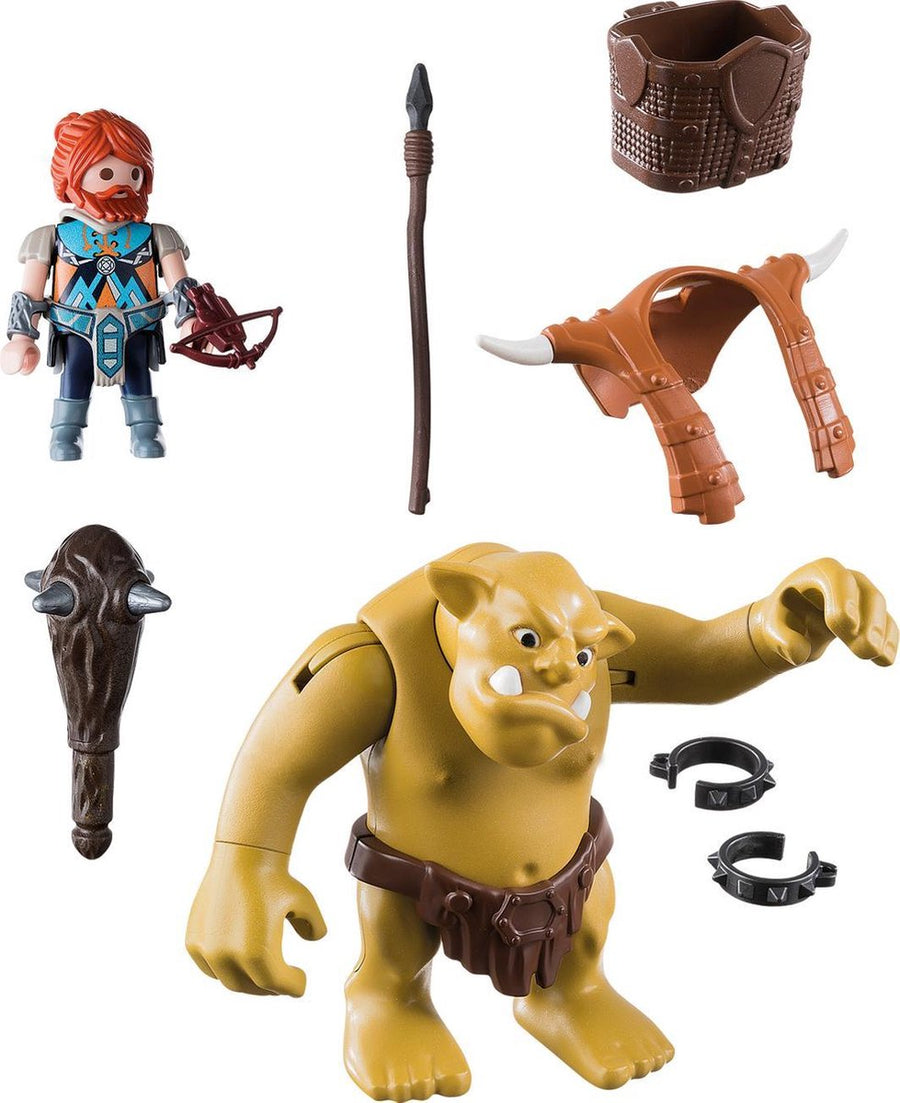 Playmobil-Reuzentrol met Soldatendwerg - 9343 (Compleet in doos) Tweedehands