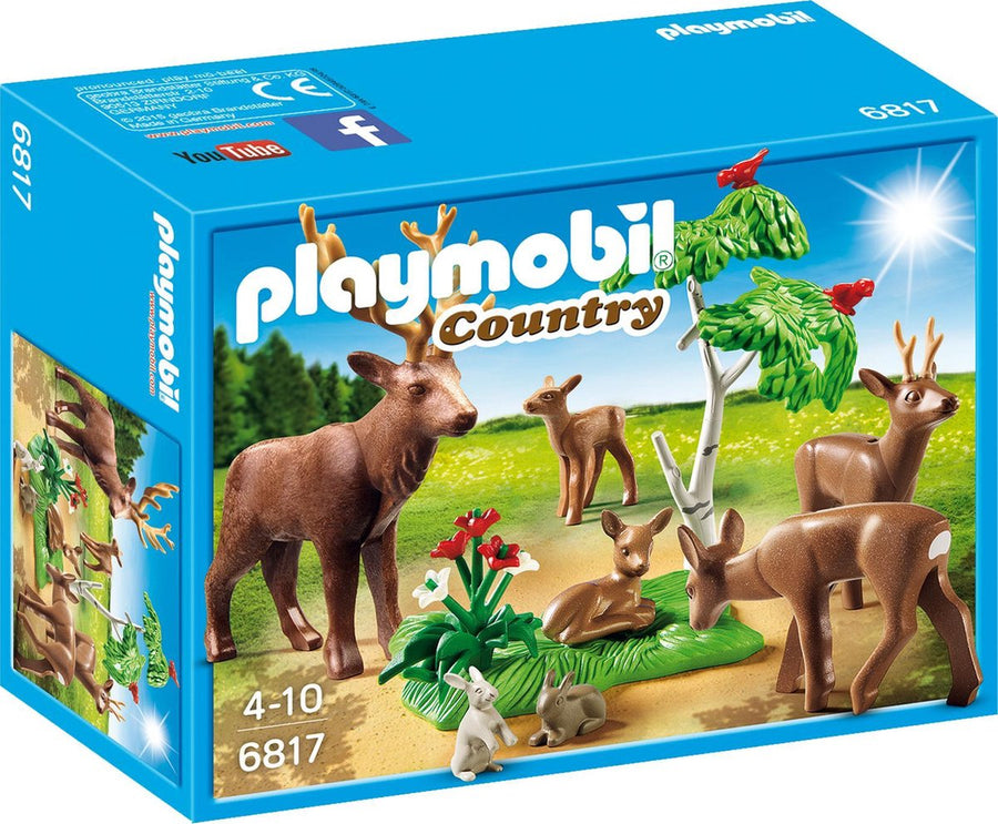 Playmobil-Stag with Deer Family – 6817 (Nieuw)