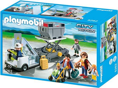 Playmobil-Vliegtuigtrap met Passagiers – 5262 (Nieuw)