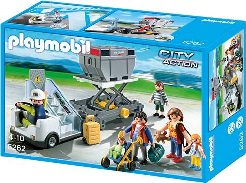 Playmobil-Vliegtuigtrap met Passagiers – 5262 (Nieuw)