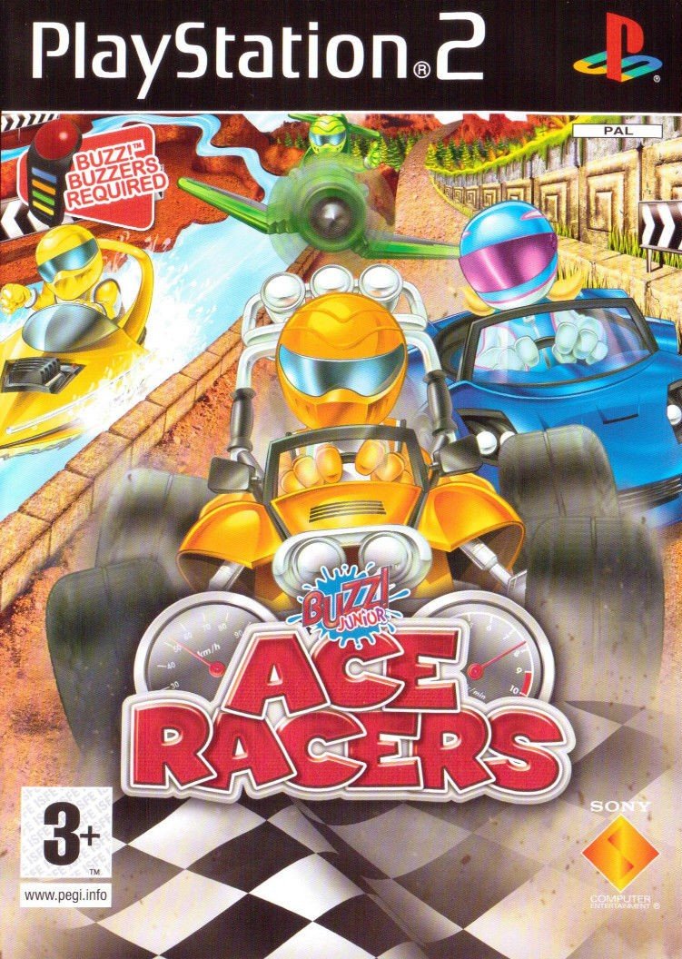 Playstation 2-Buzz! Junior: Ace Racers Tweedehands