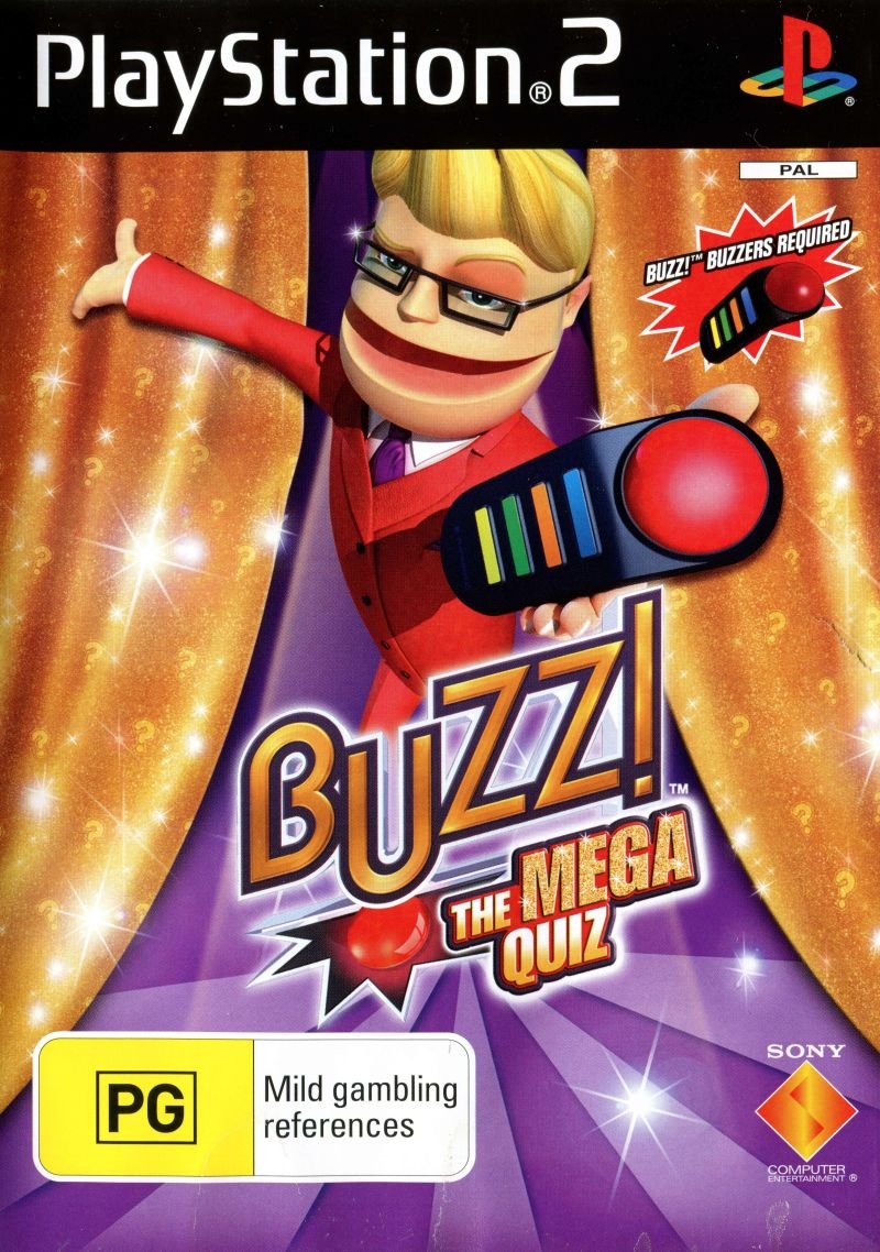 Playstation 2-Buzz! The Mega Quiz Tweedehands