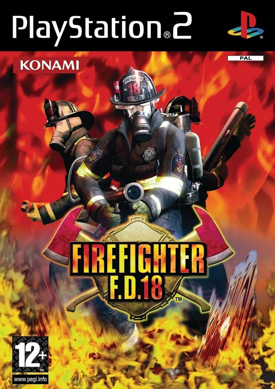Playstation 2-Firefighter F.D. 18 Tweedehands