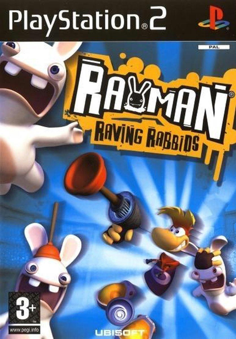 Playstation 2-Rayman Raving Rabbids (Geseald)