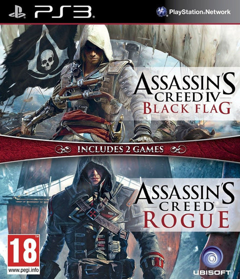 Playstation 3-Assassin's Creed: Black Flag & Rogue Tweedehands