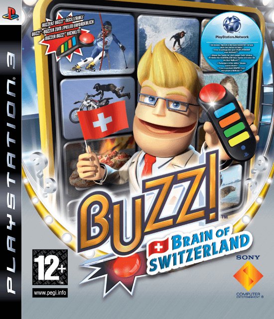 Playstation 3-Buzz! Brain of Switzerland Tweedehands