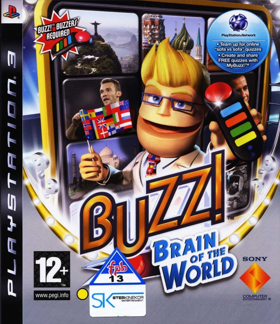Playstation 3-Buzz!: Brain of the World Tweedehands