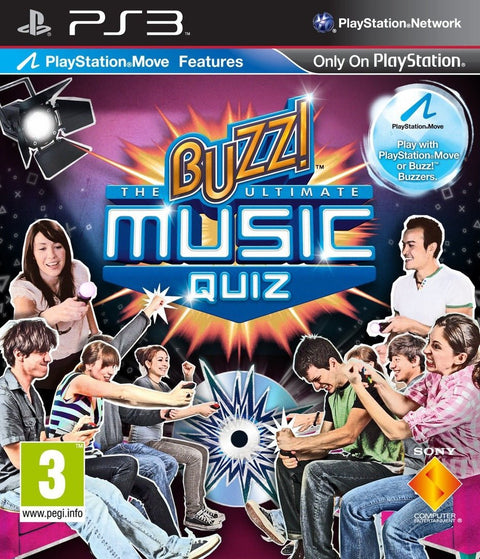 Playstation 3-Buzz!: The Ultimate Music Quiz Tweedehands